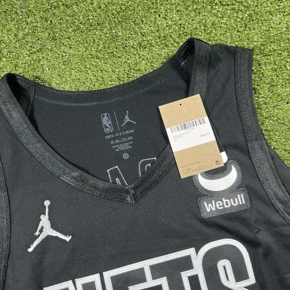 Jordan Brooklyn Nets Kevin Durant Authentic Statement Edition 2XL NWT
